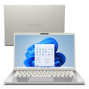 Notebook VAIO® F14 Intel® Core™ i3-1215U Windows 11 Home 8GB RAM 256GB SSD 14" Full HD Leitor Digital – Branco