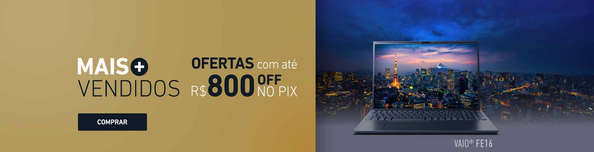 Notebooks VAIO Mais Vendidos