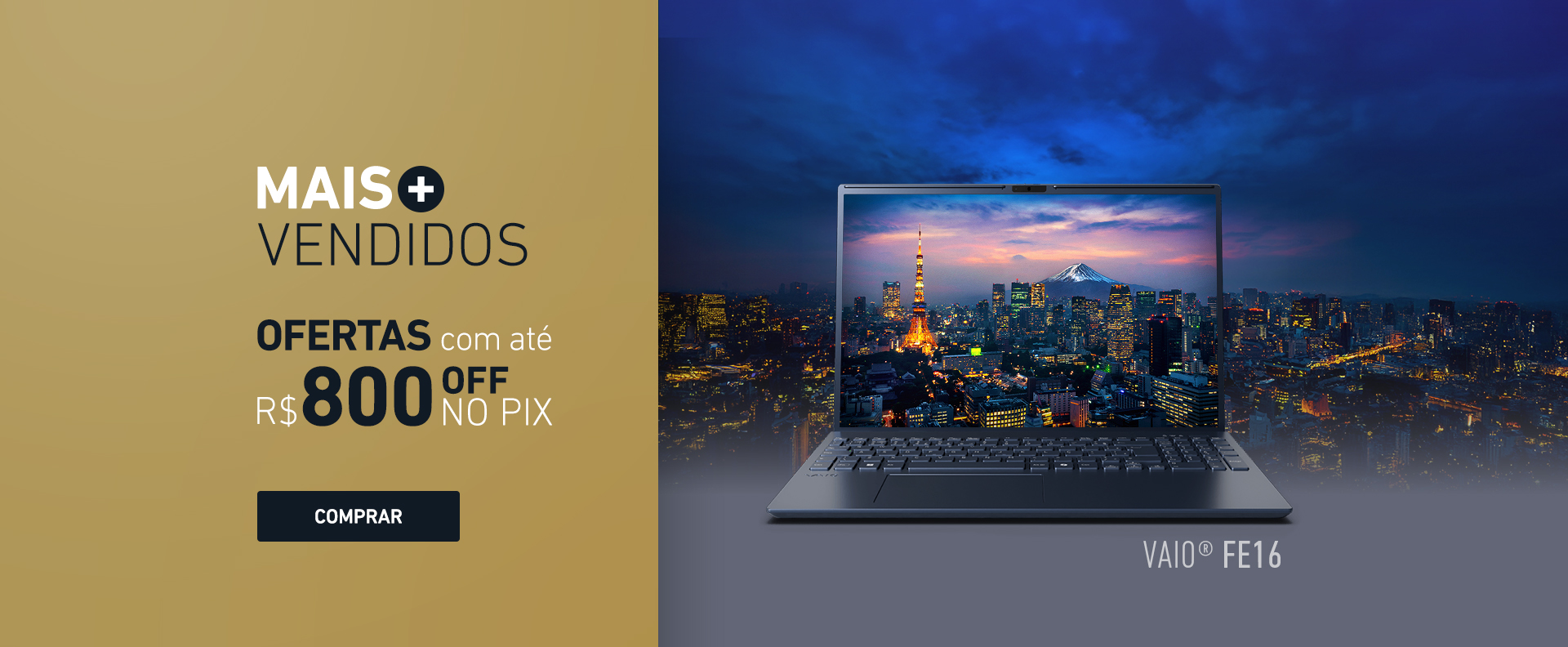 Notebooks VAIO Mais Vendidos