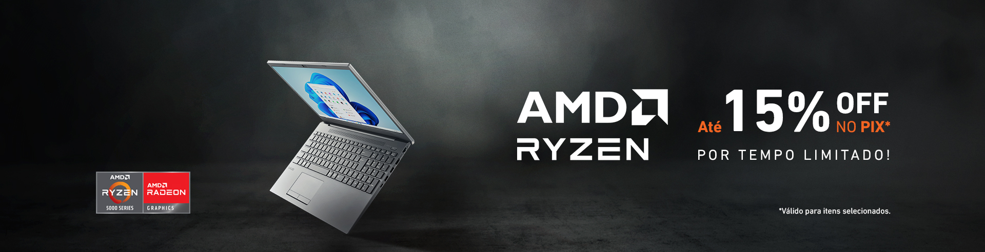 Oferta Imperdível: Notebooks Ryzen 7